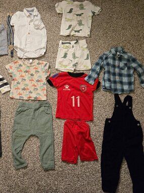 Toddler Boy Clothes Size 18-24 Months Bundle of Clothes